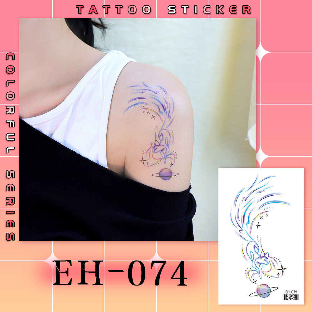 DaLin Colorful Temporary Tattoos Stickers for Shoulder Arm
