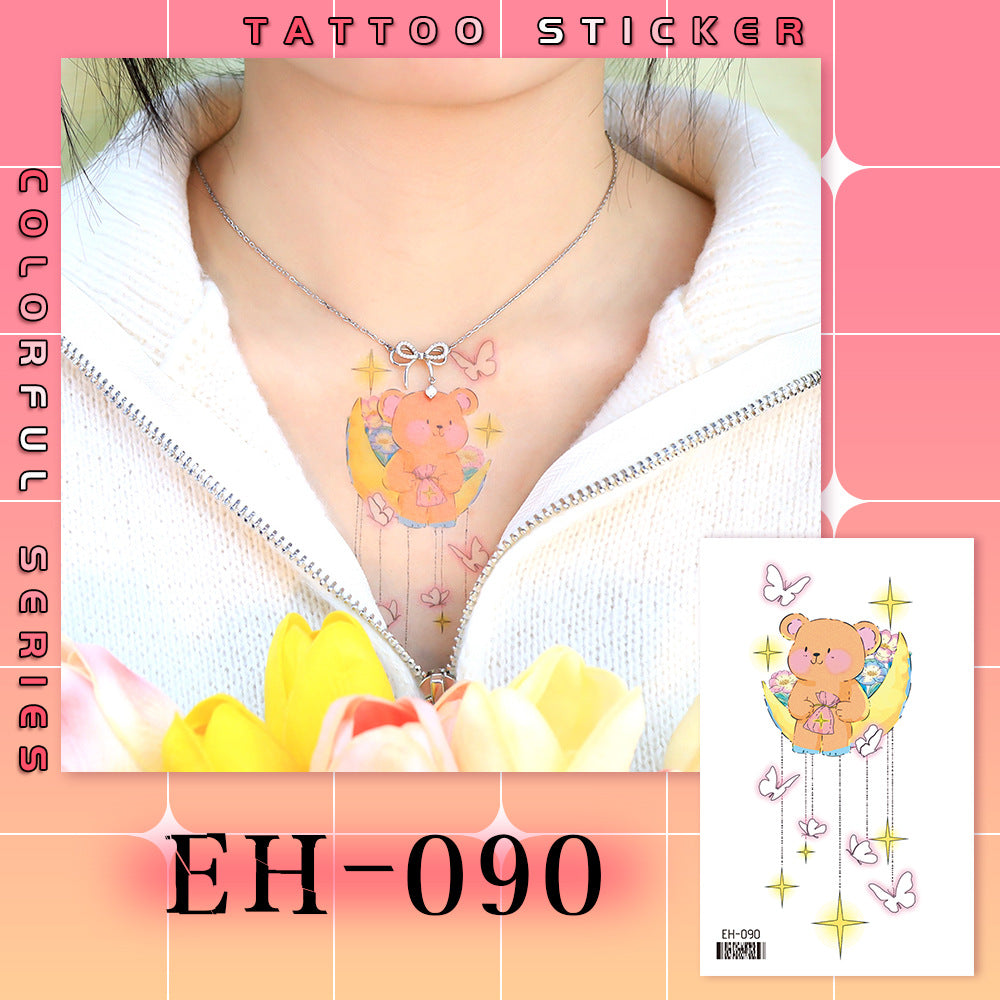 DaLin Colorful Temporary Tattoos Stickers for Shoulder Arm