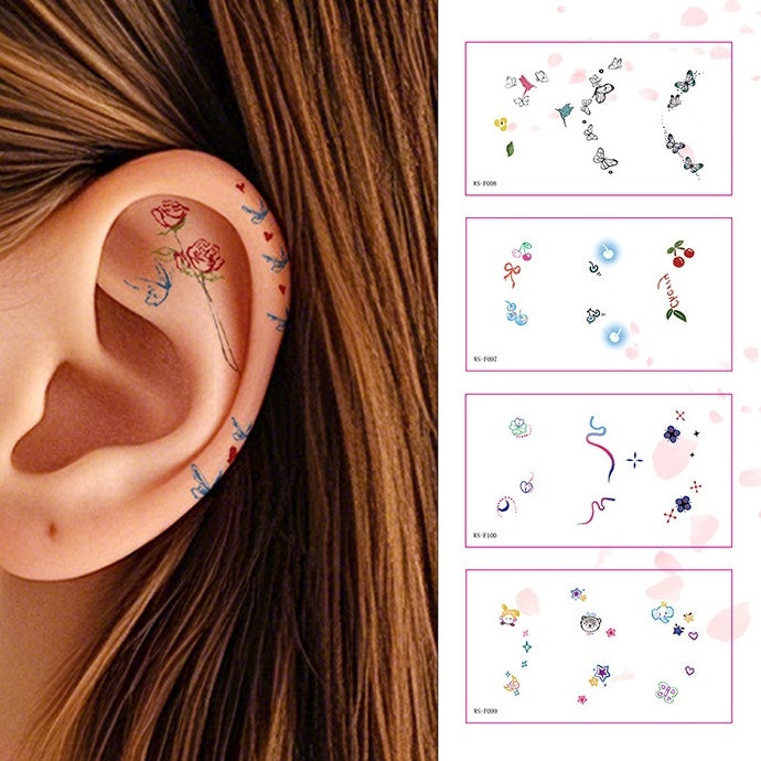 DaLin Temporary Tattoos for Women Ears
