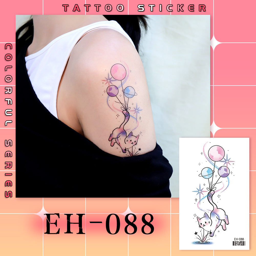 DaLin Colorful Temporary Tattoos Stickers for Shoulder Arm