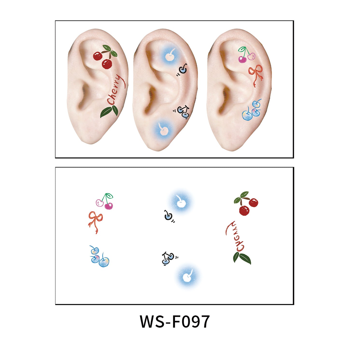 DaLin Temporary Tattoos for Women Ears