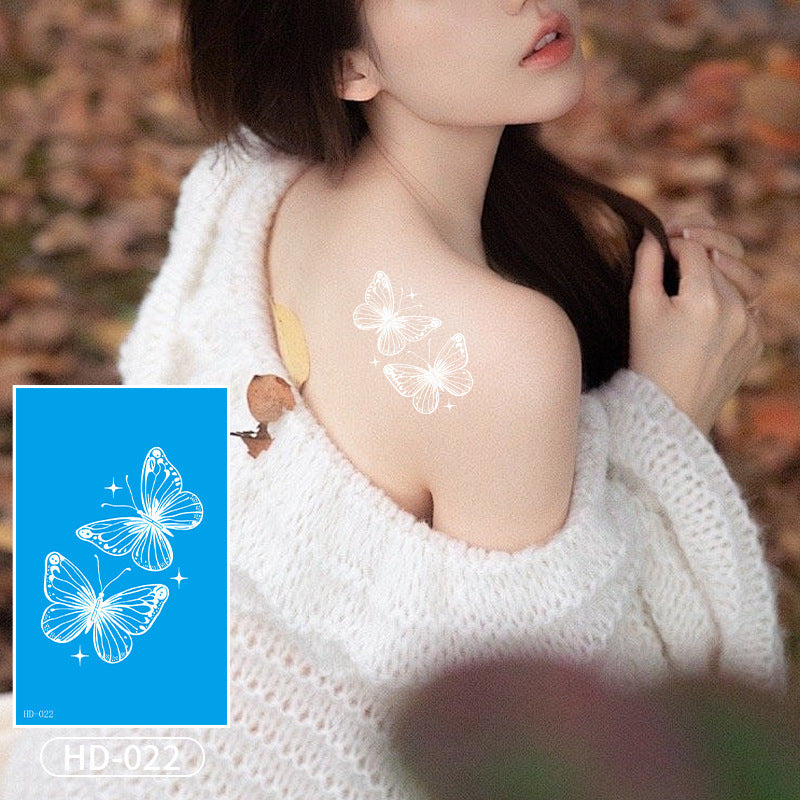 DaLin White Temporary Tattoos for Women