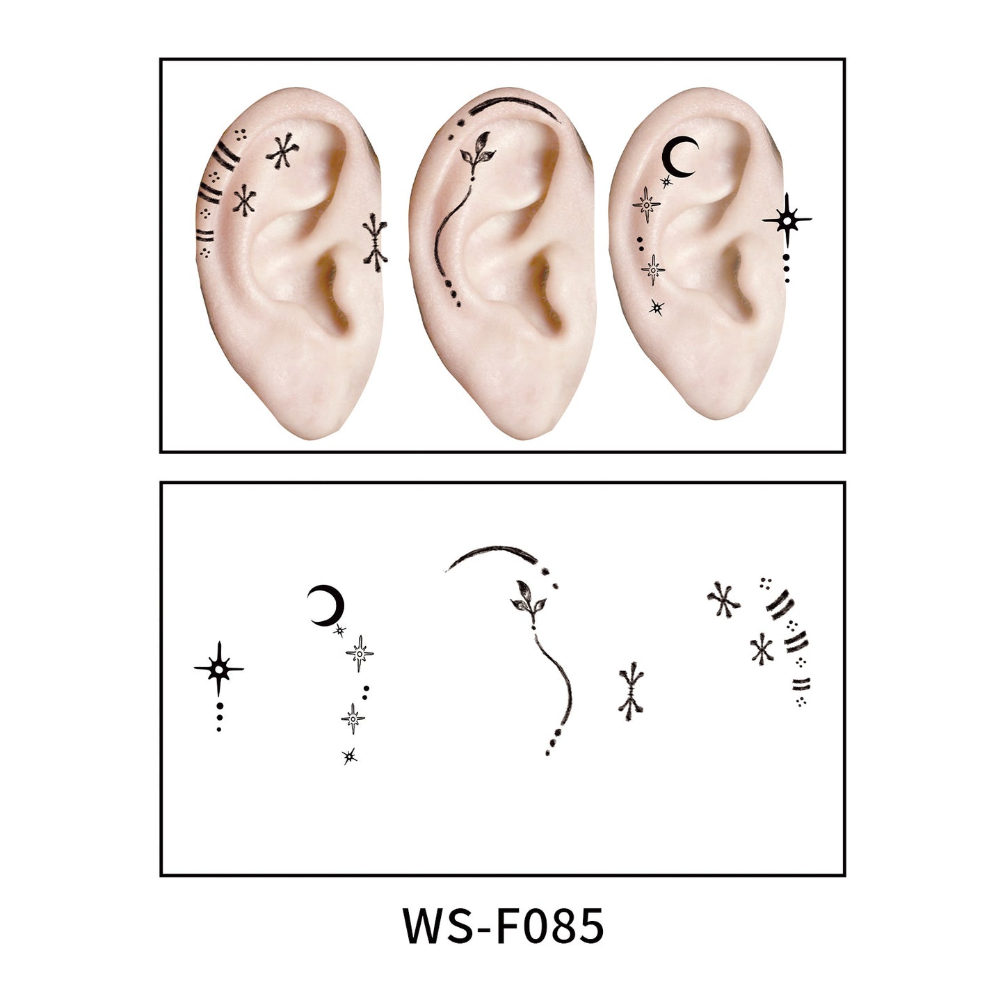 DaLin Temporary Tattoos for Women Ears