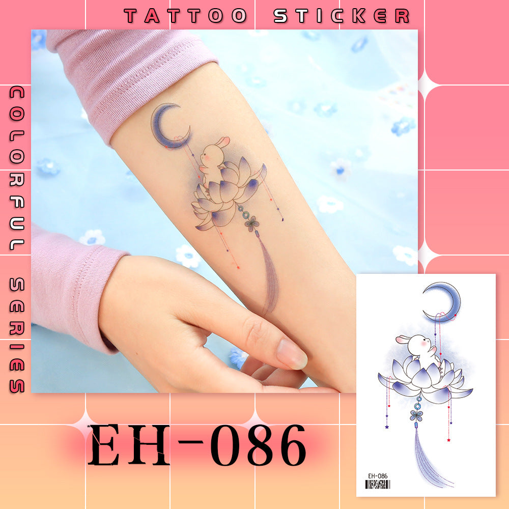DaLin Colorful Temporary Tattoos Stickers for Shoulder Arm