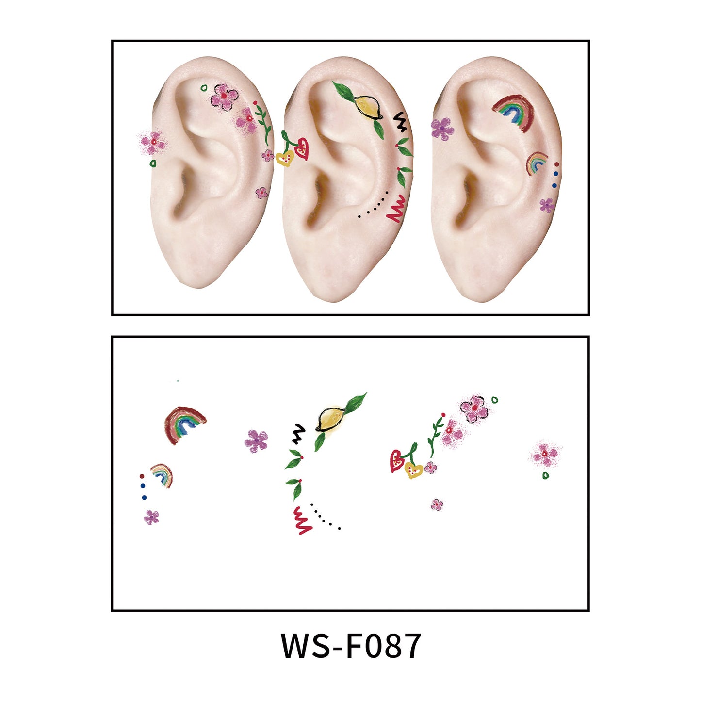 DaLin Temporary Tattoos for Women Ears