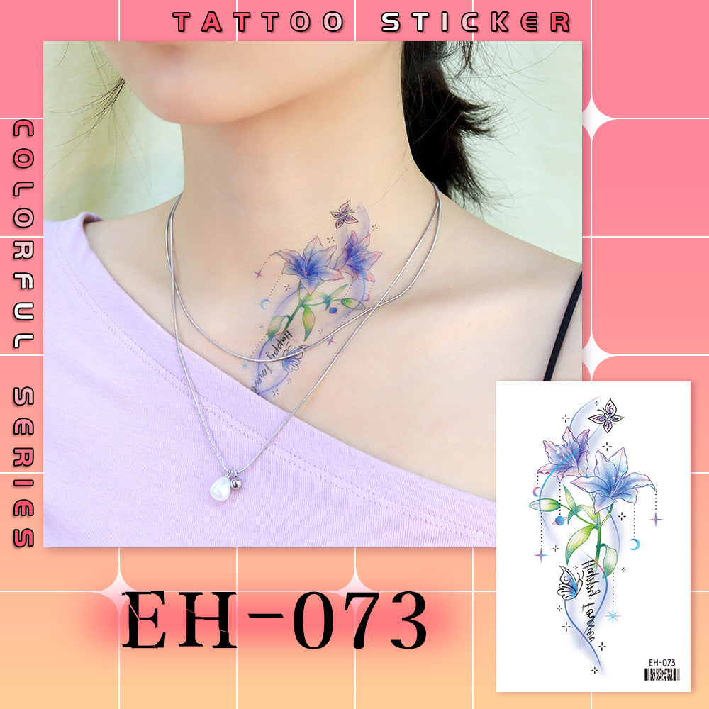 DaLin Colorful Temporary Tattoos Stickers for Shoulder Arm