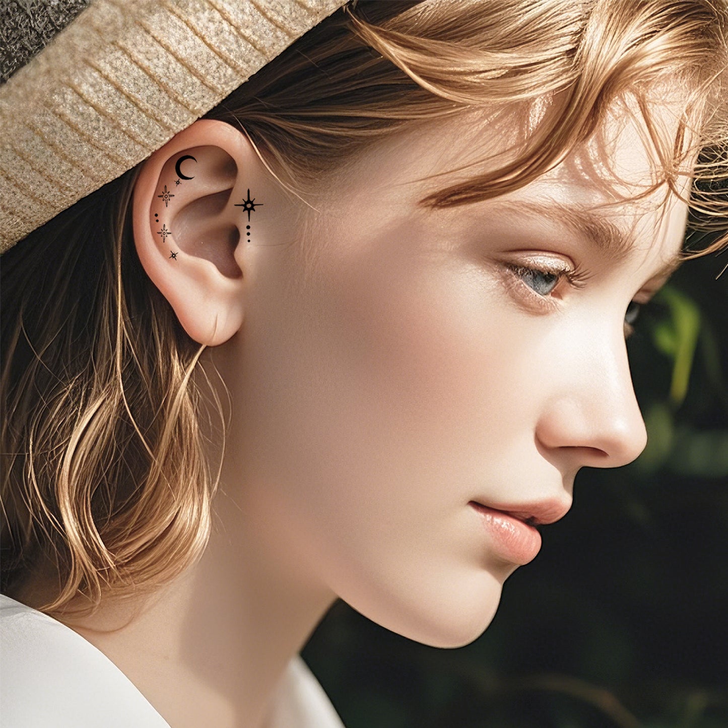 DaLin Temporary Tattoos for Women Ears