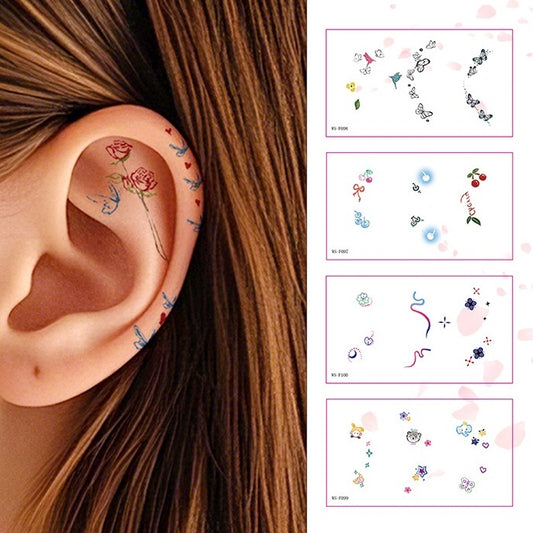 DaLin Temporary Tattoos for Women Ears