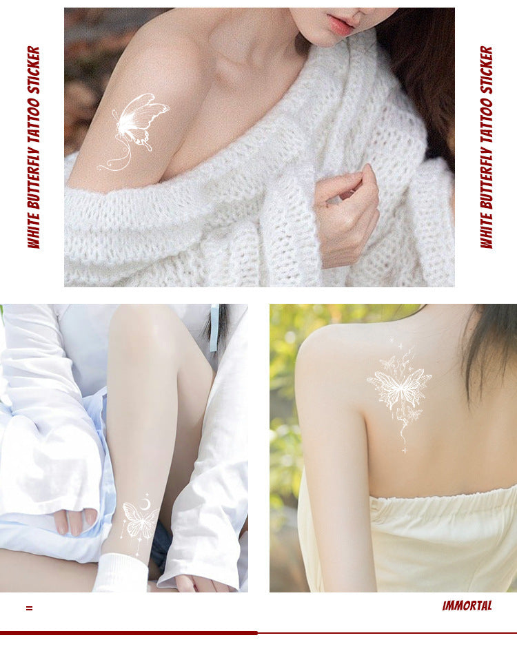DaLin White Temporary Tattoos for Women
