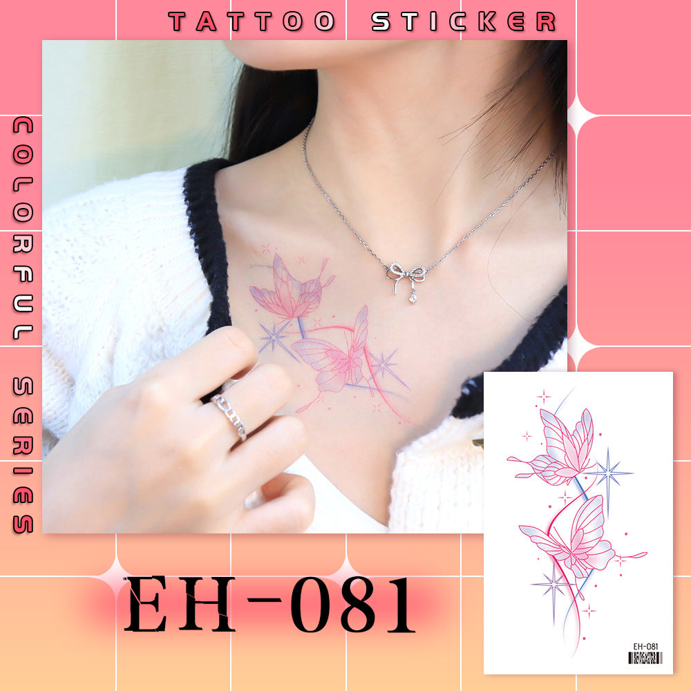 DaLin Colorful Temporary Tattoos Stickers for Shoulder Arm