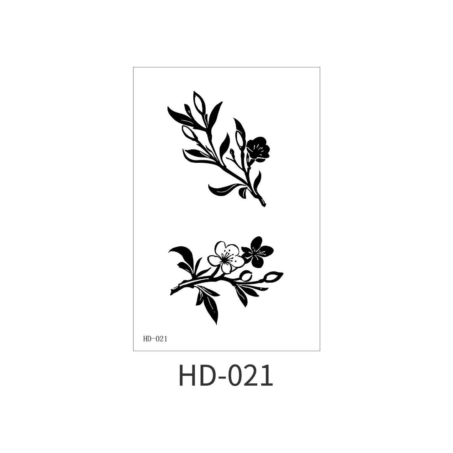 DaLin Black Temporary Tattoos for Women