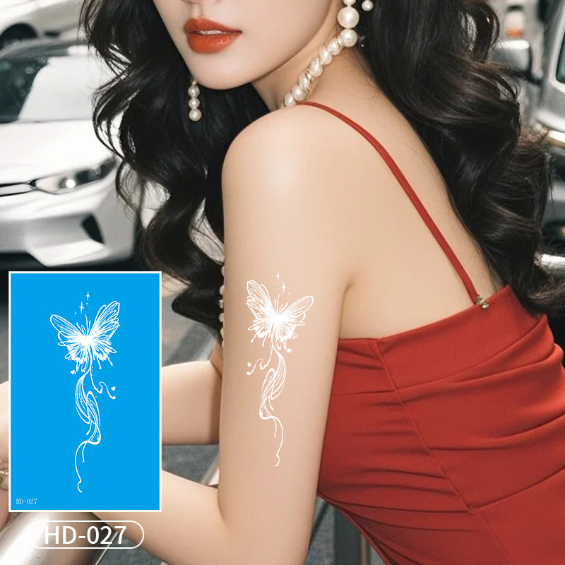 DaLin White Temporary Tattoos for Women