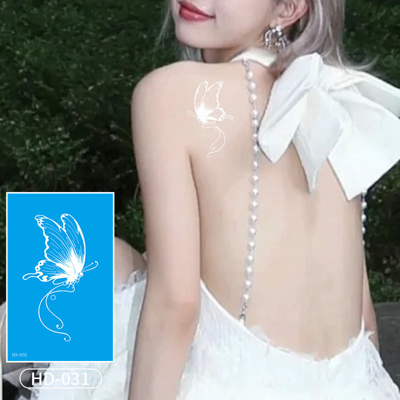 DaLin White Temporary Tattoos for Women