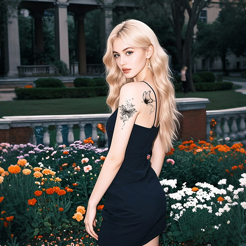 DaLin Black Temporary Tattoos for Women