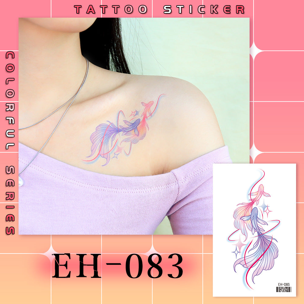 DaLin Colorful Temporary Tattoos Stickers for Shoulder Arm
