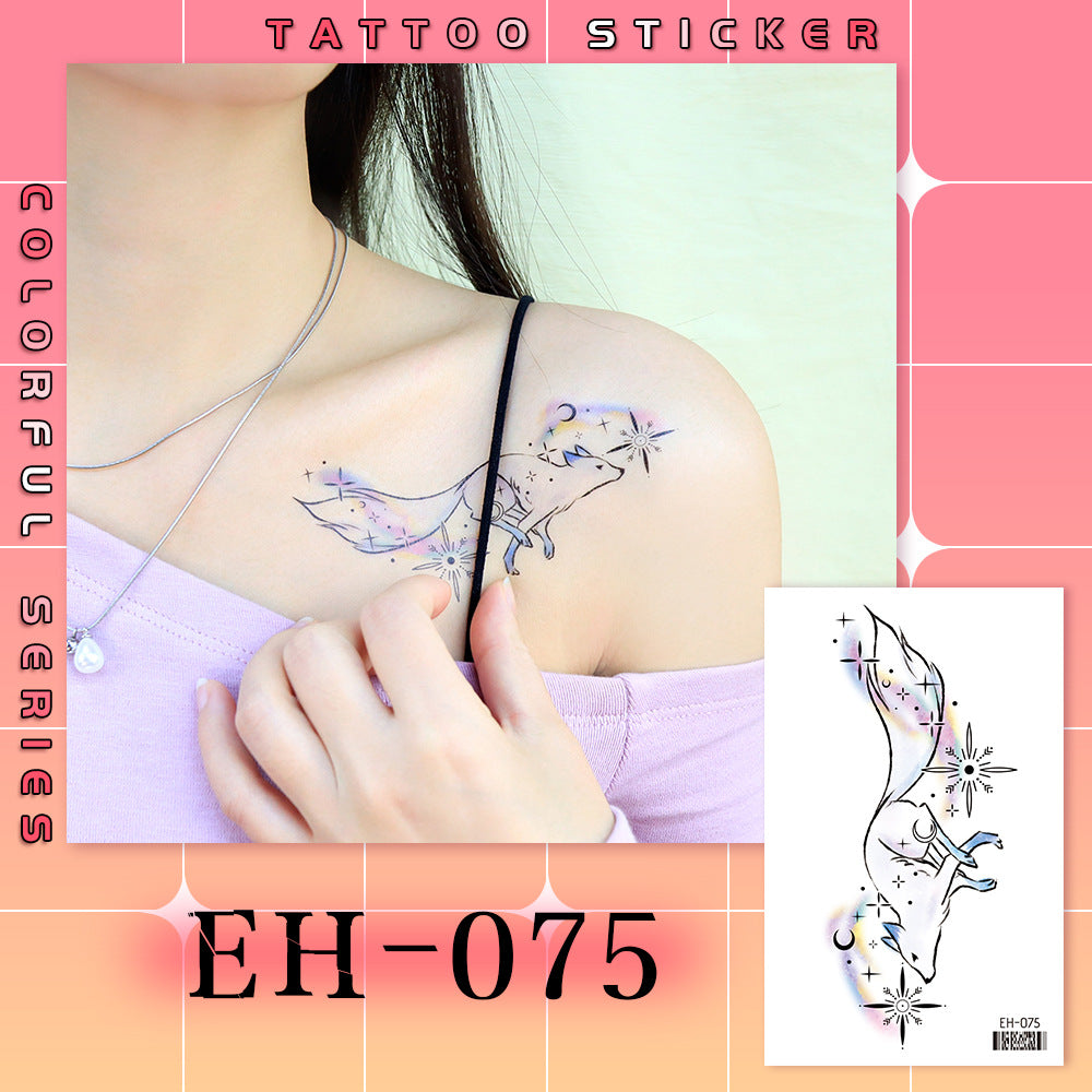 DaLin Colorful Temporary Tattoos Stickers for Shoulder Arm